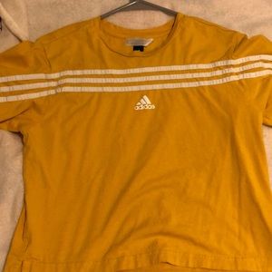 adidas shirt yellow top adidas shirt yellow top